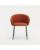 2 Stühle mit Armlehnen Add 107-0035 Terrakotta - 56x58x48/81cm