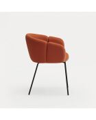 2 Stühle mit Armlehnen Add 107-0035 Terrakotta - 56x58x48/81cm