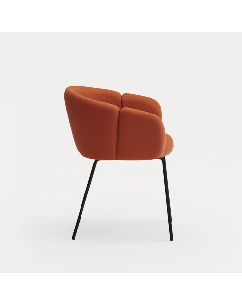 2 Stühle mit Armlehnen Add 107-0035 Terrakotta - 56x58x48/81cm