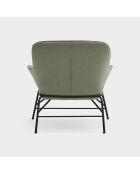Fauteuil Sadira gris vert - 88x84x87cm