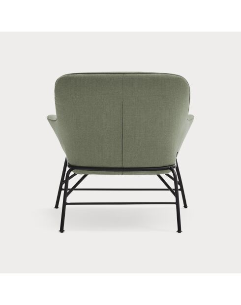 Fauteuil Sadira gris vert - 88x84x87cm