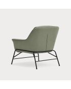 Fauteuil Sadira gris vert - 88x84x87cm