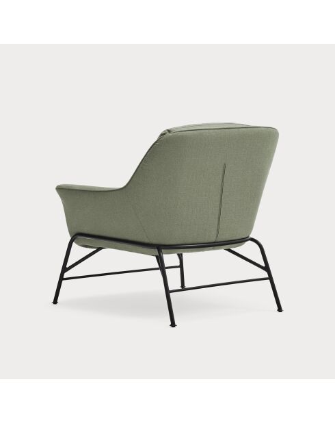 Fauteuil Sadira gris vert - 88x84x87cm