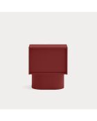 Comodino Totem 2 cassetti rosso - 50x36,5x55cm