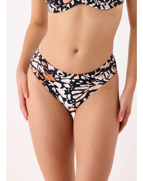 Top bikini nero Rhodes con ferretto