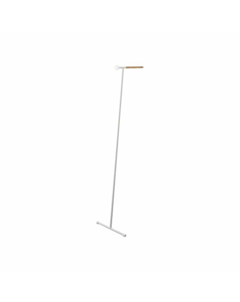 Perchero Tower con soporte para vaporera blanco, 38,5 x 47 x 162 cm