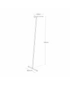 Perchero Tower con soporte para vaporera blanco, 38,5 x 47 x 162 cm