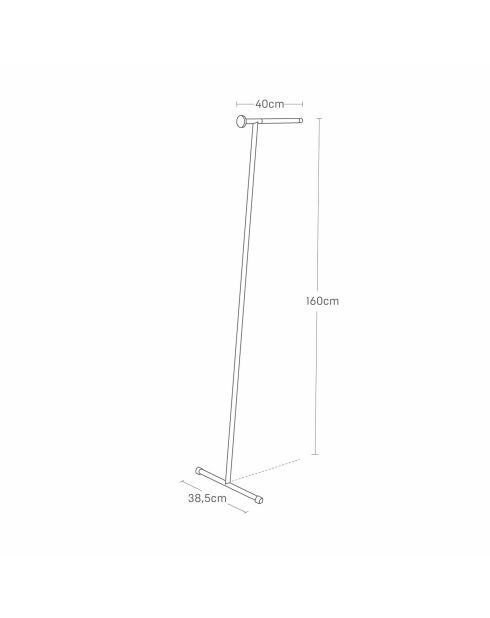 Perchero Tower con soporte para vaporera blanco, 38,5 x 47 x 162 cm