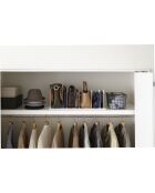 Set de 2 organizadores de bolsas inteligentes blancos - 31,8 x 24 x 21 cm