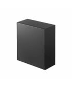 Film Tower zwarte opbergdoos met zelfklevende haak - 17x8,7-16x20 cm