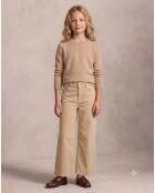 Pantalon en Velours milleraies Popies sugarcane