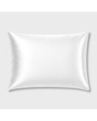 Taie d'oreiller microfibre-soie snow rectangle - 50x70 cm