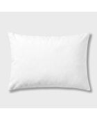 Taie d'oreiller microfibre-soie snow rectangle - 50x70 cm