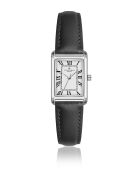 Montre homme analogique Quartz Ronda en cuir noire