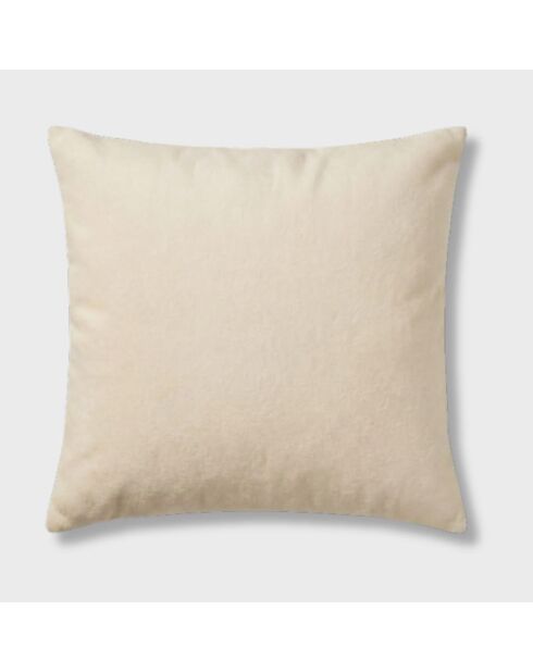Taie d'oreiller microfibre-soie carré sand - 65x65 cm