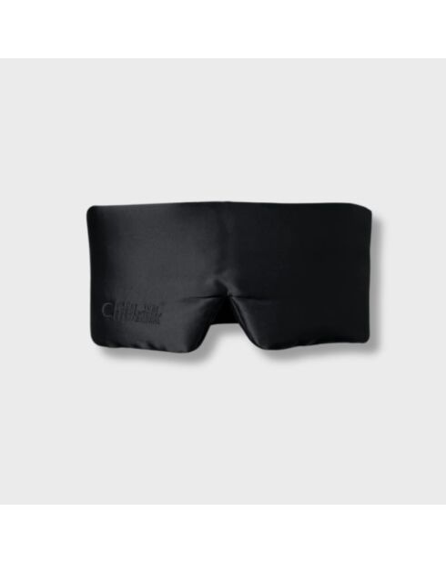 Maschera da notte con fascia nera
