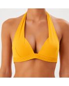 Hegoa zonnegele triangel-bikinitop