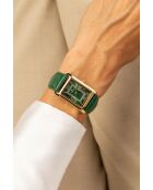Orologio da donna analogico al quarzo Ronda in pelle di coccodrillo verde
