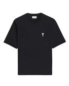 Place Des Victoires Ami Paris schwarzes T-Shirt