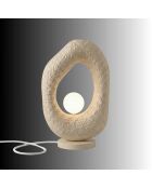 Lampe de table Vaslı1001Nua écrue - H.50cm
