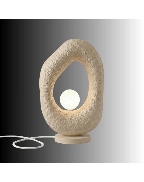 Lampe de table Vaslı1001Nua écrue - H.50cm