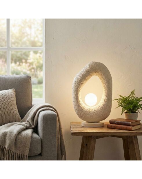 Lampe de table Vaslı1001Nua écrue - H.50cm