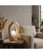 Lampe de table Vaslı1001Nua écrue - H.50cm