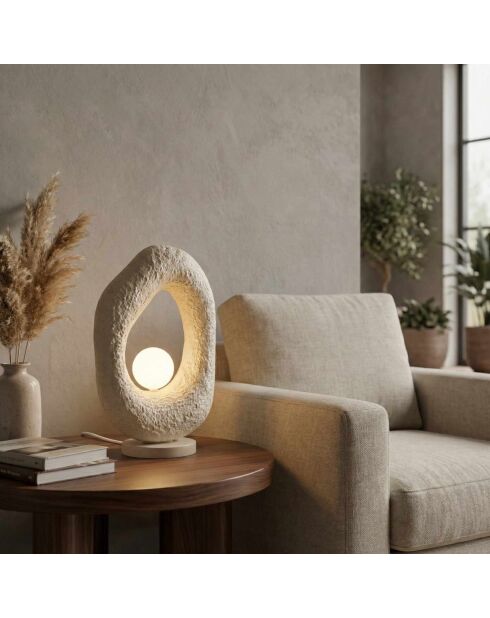 Lampe de table Vaslı1001Nua écrue - H.50cm
