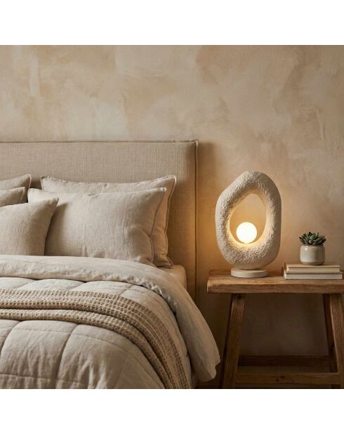 Lampe de table Vaslı1001Nua écrue - H.50cm