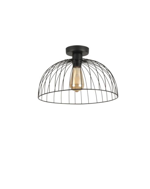 Lustre Kadeh Nus 2201 P noire - H.35cm