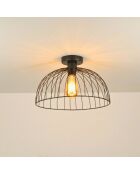 Lustre Kadeh Nus 2201 P noire - H.35cm