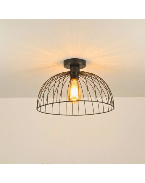 Lustre Kadeh Nus 2201 P noire - H.35cm