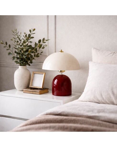 Lampe de table 242417 rouge - H.32cm
