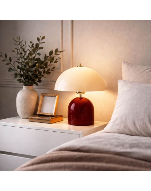 Lampe de table 242417 rouge - H.32cm