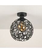 Lustre Selcuklu Mr 785 M P noire - H.28cm