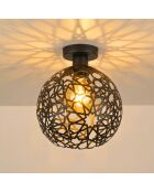 Lustre Selcuklu Mr 785 M P noire - H.28cm