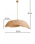 Lustre BK310 multicolore - H.60cm
