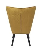 Gele loungestoel Giulia - 68x96x75 cm