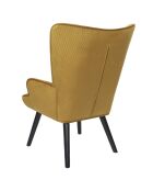 Gele loungestoel Giulia - 68x96x75 cm