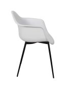 Lot de 4 fauteuils Gustav blancs - 62x85x59 cm