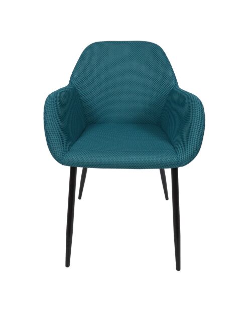 Set von 2 blauen Atome-Sesseln - 59x85x55,7 cm
