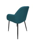 Set von 2 blauen Atome-Sesseln - 59x85x55,7 cm