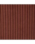 Set di 4 sedie Scott in terracotta a costine - 54x85x45 cm