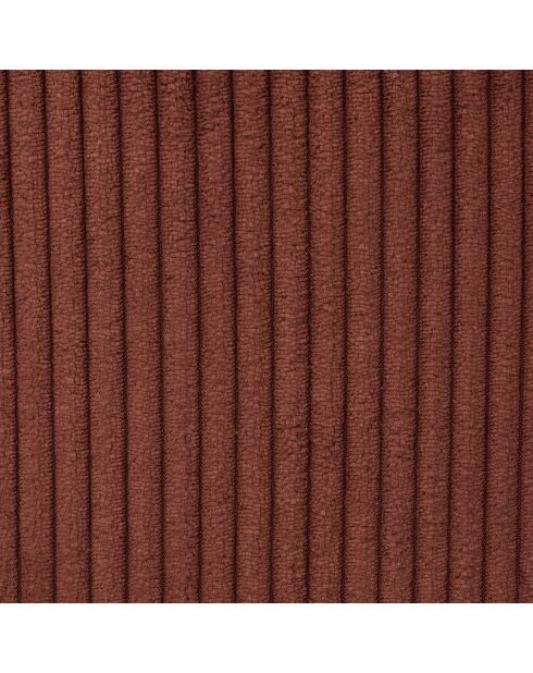 Set di 4 sedie Scott in terracotta a costine - 54x85x45 cm