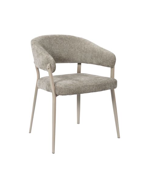 Set aus 2 Sesseln Emilia, 55 x 78 x 55 cm, taupe