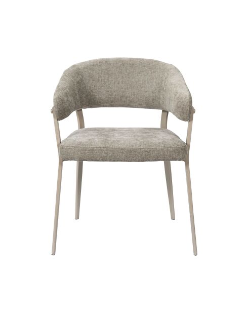 Set aus 2 Sesseln Emilia, 55 x 78 x 55 cm, taupe
