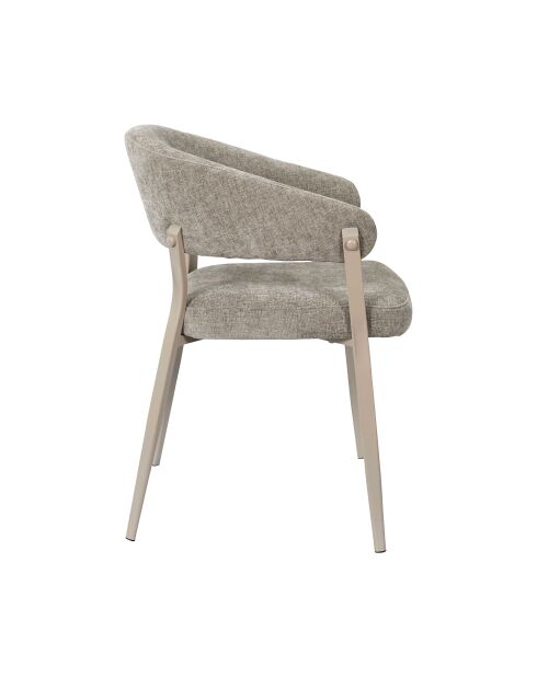 Set aus 2 Sesseln Emilia, 55 x 78 x 55 cm, taupe