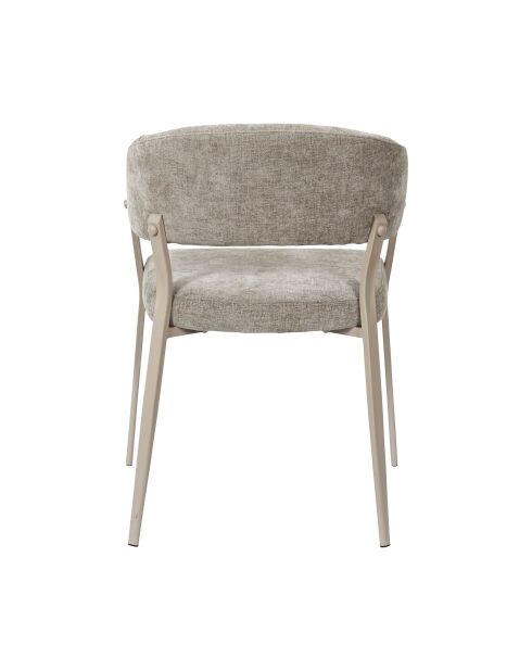 Set aus 2 Sesseln Emilia, 55 x 78 x 55 cm, taupe