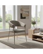 Set aus 2 Sesseln Emilia, 55 x 78 x 55 cm, taupe
