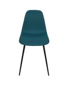 Set di 4 sedie Atome blu - 44x86x54 cm